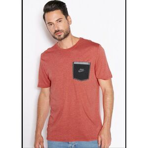 Men's Nike Reflective Pocket T-Shirt XXL Red‎ Casual Skateboarding Gym New